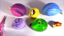 Cutting OPEN Squishy Cream EMOJI! Cookie SLIME! Sticky PEARL STRESS BALL! PANDA Glitter Putty!