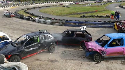 Banger Racing Angmering Oval Raceway World Final Highlights 30/10/2016