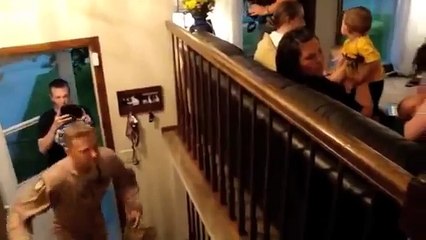 Military Wife Surprised During Church Group by Husband, Home Early From Deployment