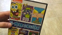 Nickelodeon 6-Movie Collection DVD Unboxing - Hey Arnold Jimmy Neutron SpongeBob Rugrats