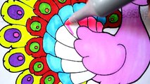 Learning COLORS for children Coloring pages | Coloring Book Rainbow Color Birds for kids
