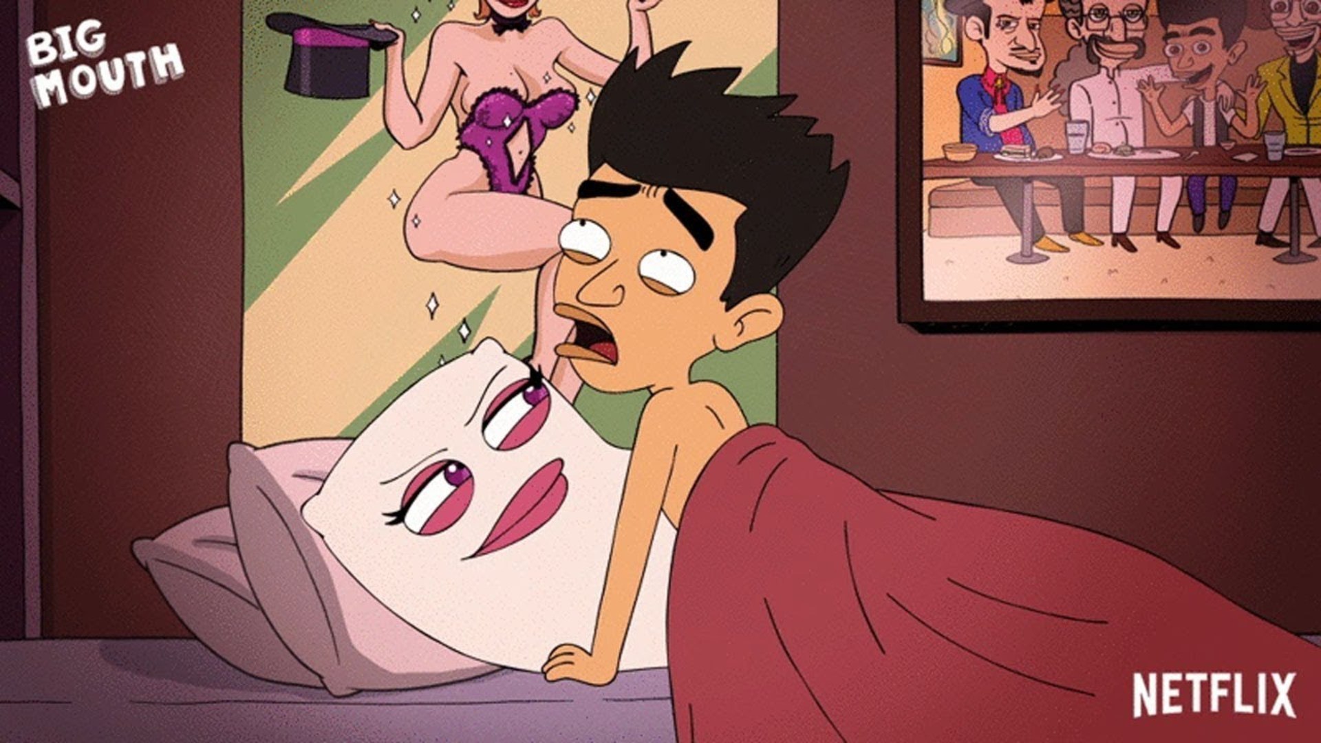 Are there sex scenes in big mouth