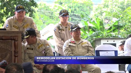 Remodelan estación de bomberos en Chamelecon
