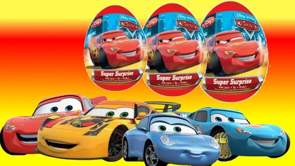 Surprise Eggs Disney Pixar Cars Яйца с сюрпризом Киндер сюрпризы Тачки 2