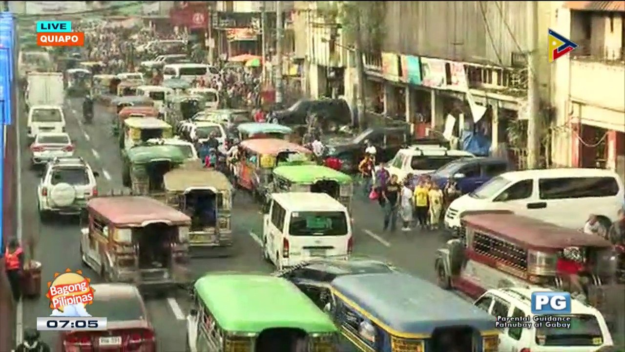 TRAFFIC UPDATE: Quiapo