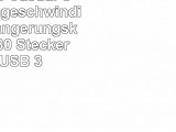 Clicktronic Casual USB 30 HochgeschwindigkeitsVerlängerungskabel USB 30 Stecker Typ