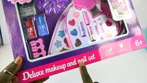 Deluxe Makeup Cosmetic Set Glitter Lip Balm Nail Polish Lip Gloss Unique Boutique