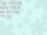 USB C Adapter Type c Hub iMounTop USB 30 TypeC Adapter mit 30 Kartenleser SD  microSD