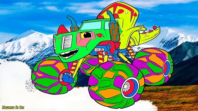 Транспорт для детей, изучаем машины и их звуки, мультфильм