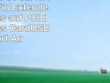 2 Ports USB 30 eSATA SATA 20 Pin Extender USB Ports auf PCIE PCI Express CardUSB