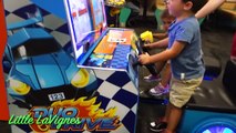 BAD KIDS PLAYING IN GIANT CHUCK E CHEESE INDOOR PLAY AREA PLAYGROUND FOR KIDS ACTIVITIES AND GAMES