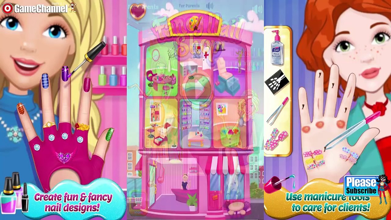 Fancy Nail Shop Android İos Tabtale Free Game GAMEPLAY VİDEO
