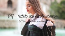 DIY Vestido escote corazón (patrones gratis) / DIY Bandeau bodycon dress (free patterns)