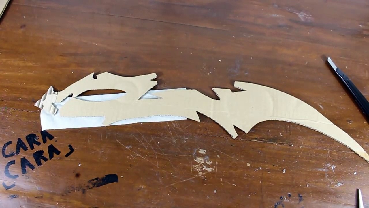 Cara Membuat Pedang Halilintar Boboiboy - DIY