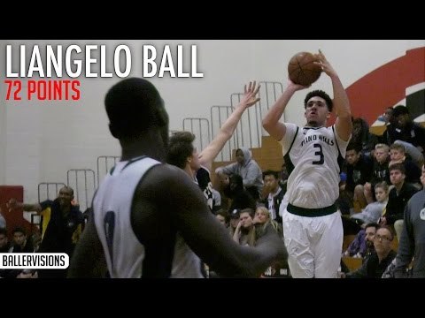 LiAngelo Ball Scores 72 POINTS! 13 Three Pointers! Full Highlights