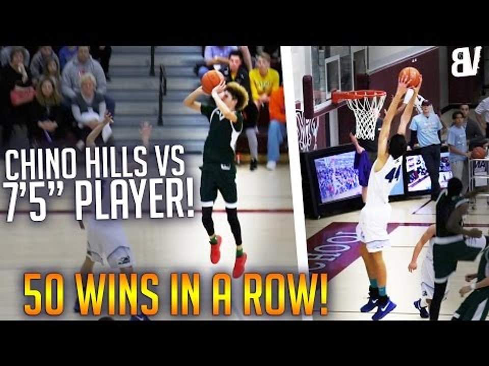 Chino Hills VS 7'5" Player! Melo & Gelo Heat Up! | Pleasant Grove VS Chino Hills FULL HIGHLIGHTS