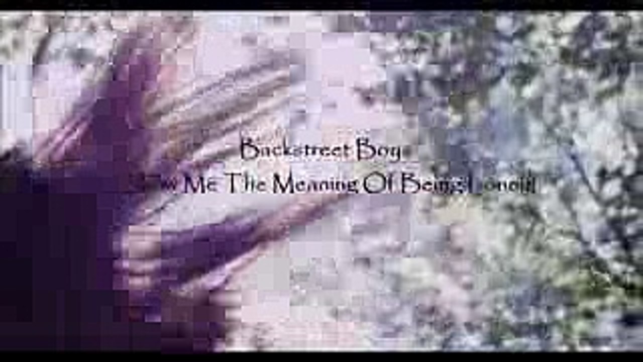 Backstreet Boys - Show Me The Meaning Of Being Lonely (Aytac Kart Remix)(Video Edit)