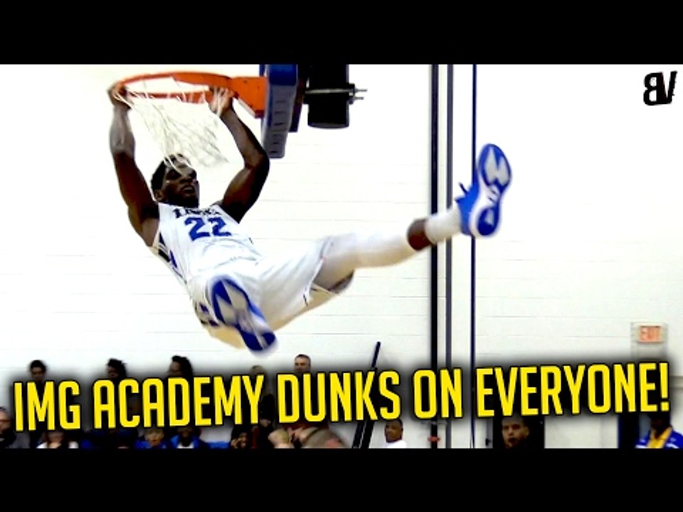 Trevon Duval & IMG Academy Were POSTERIZING* Defenders! IMG Academy DUNK CLINIC vs Trinty Prep!