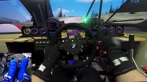 Assetto Corsa - Lake Louise - BMW M3 GT2 with GoPro and Pedal Cam