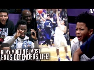5'11" Remy Martin POSTER Attempt Left Crowd With STINK FACE + Marvin Bagley Dunks Get Lil Bro HYPE!