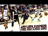 Jaylen Hands LAST High School Game Ends With OVERTIME Game Winner! Foothills Christian VS Oak Park