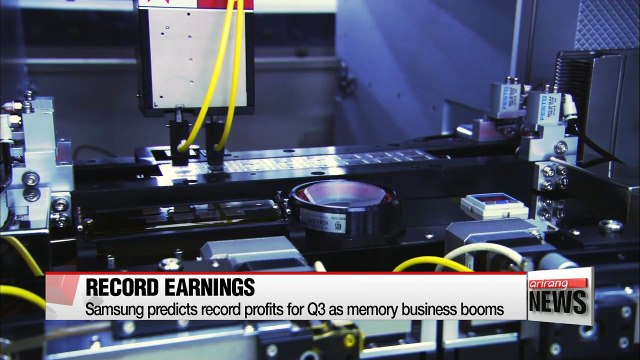 Samsung Electronics predicts record profits for third quarter
