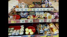 Japan trip: cheap & tasty foods, Ramen, sweets, Sushi train 日本・東京旅行 安い食べ物