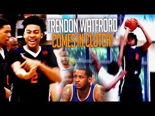 Carmelo Anthony EYBL Team TAKEN DOWN By FADEAWAY BUZZER BEATER! Trendon Watford CLUTCH 3!