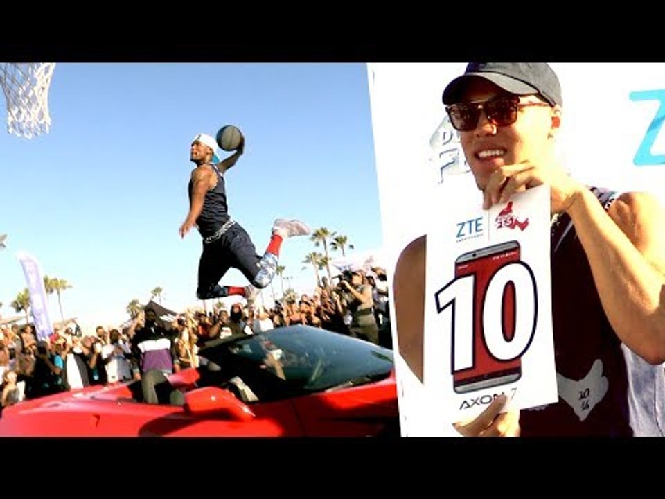 He Did Blake Griffin's Dunk BETTER Than Blake Griffin! Aaron Gordon Venice Beach DUNKFEST MIXTAPE!