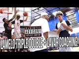 LaMelo Ball TRIPLE DOUBLE to MATCH Lonzo in 1st Summer Game   Lavar LIVE COACHING COMMENTARY!