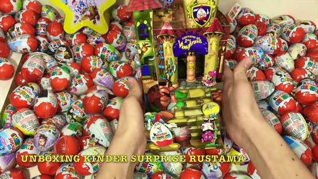 Киндер Сюрпризы,Unboxing Kinder Surprise Вампиры 2000,Маша и Медведь,Фиксики,Май Литл Пони