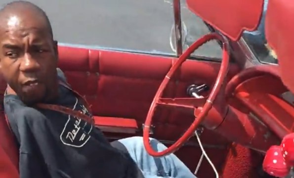 A Peek At The Mechanism That Allows A Man Without Arms To Steer A Car
