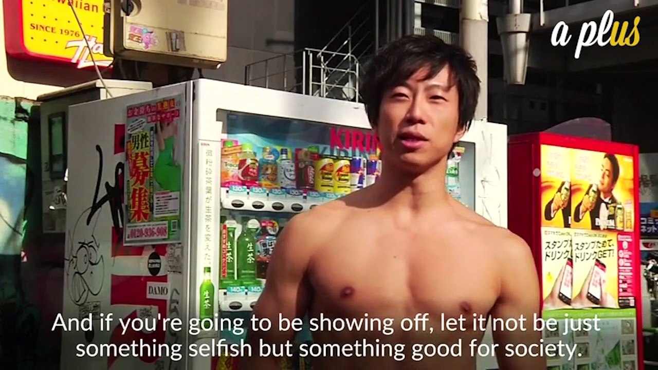 Japanese Volunteer To Clean Up Downtown Tokyo Wearing Only Loincloths