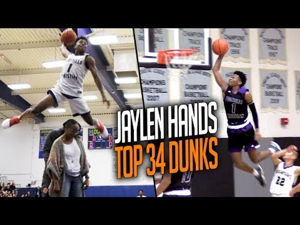 Jaylen Hands TOP 34 Senior Year DUNKS + BLOOPERS  UCLA's New PG Has ULTRA BOOST!