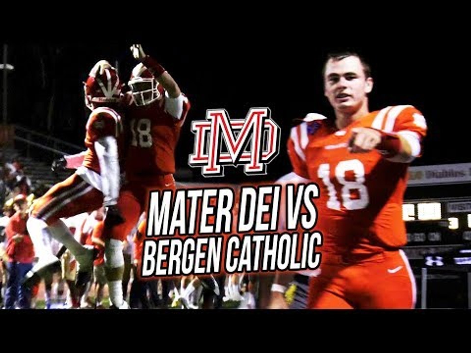 Mater Dei DESTROYS #1 New Jersey Team! Amon-Ra St Brown SEASON DEBUT + MD Defense Scores TWICE!