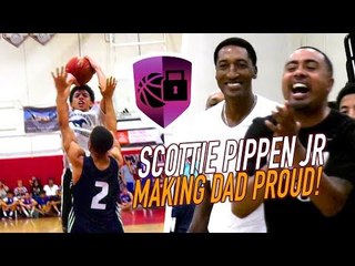 Scottie Pippen Jr Has Pick-Pocket On HOF! Sierra Canyon DEBUT HIGHLIGHTS in Front of His Dad!