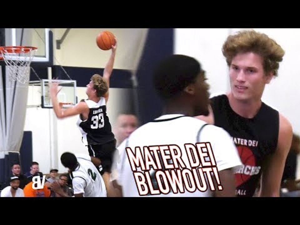 Reagan Lundeen Handles Mater Dei POSTER DUTY with Bol Bol Gone! Mater Dei BLOWOUT!