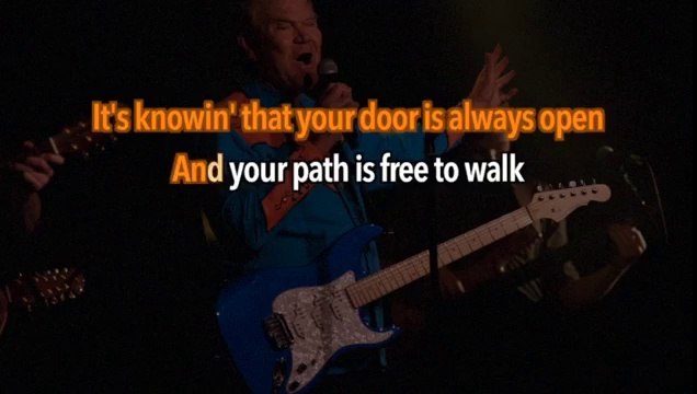 Glen Campbell - Gentle on my mind KARAOKE / INSTRUMENTAL