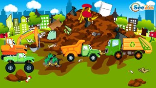 Racing Cars FUN HOT CHALLENGE - The Big Race in the City - Cars & Trucks for Kids