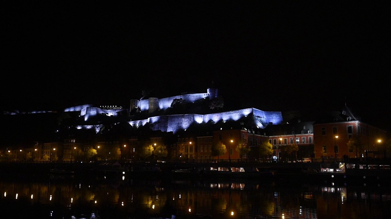Son et lumières pour le nouvel éclairage de la citadelle de Namur