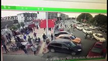 Driver mistakenly presses accelerator and ploughs into crowd