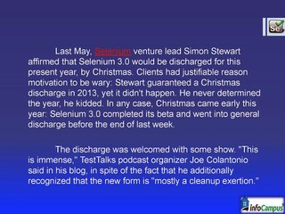 Selenium 3: The End to Selenium RC