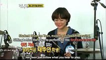 Running Man Ep.17 - Song Ji Hyo's team playing the instruments