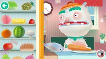 Готовим курицу и рыбу в игре для детей про готовку Тока Китчен, смешное видео про челлендж с едой