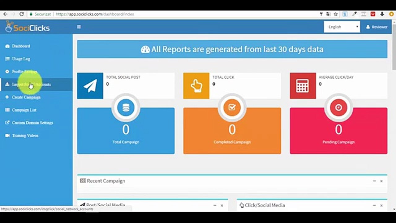 SociClicks Review Demo