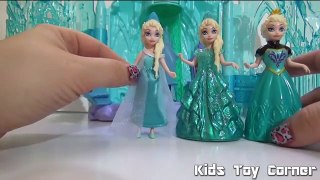 Frozen Disney Magical Lights Palace Queen Elsa Olaf Princess Anna Dress up MagiClip