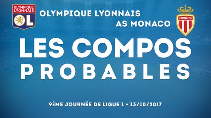 Les compos probables de Lyon-Monaco
