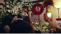 Nadine Lustre at his brother Isaiah Lustre’s Funeral