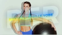 Fitness model Brittany Perille gym workout