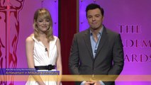 Watch Seth MacFarlane's joke about Harvey Weinstein from the 2013 Oscars announcements